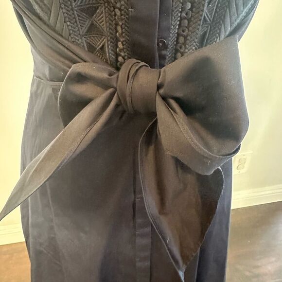 Elie Tahari Navy Blue Women's Dress Size 10 - Picture 4 of 13